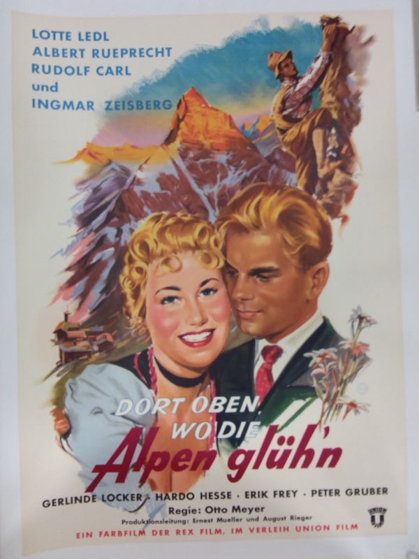 Affiche de film vers 1950
